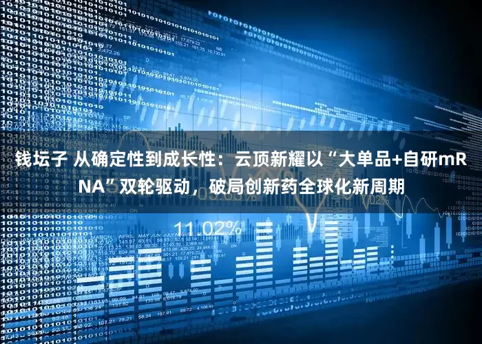 钱坛子 从确定性到成长性：云顶新耀以“大单品+自研mRNA”双轮驱动，破局创新药全球化新周期