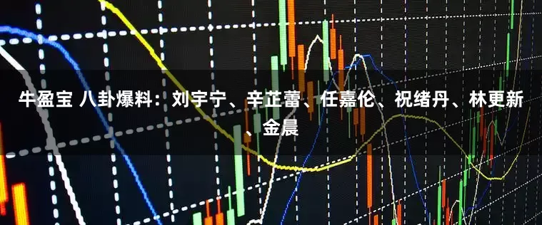 牛盈宝 八卦爆料:刘宇宁、辛芷蕾、任嘉伦、祝绪丹、林更新、金晨