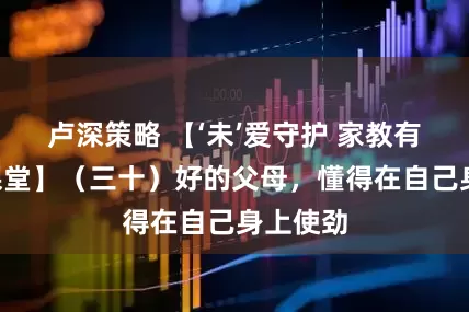 卢深策略 【‘未’爱守护 家教有方—微课堂】（三十）好的父母，懂得在自己身上使劲